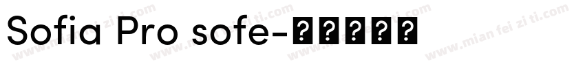 Sofia Pro sofe字体转换